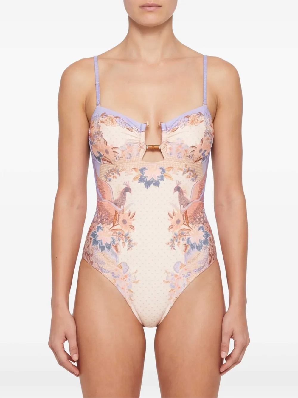 ZIMMERMANN Indra badpak met bamboe afwerking Beige