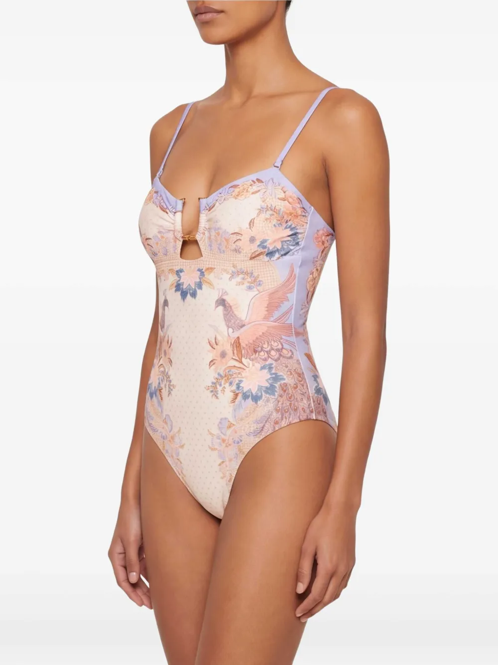 ZIMMERMANN Indra badpak met bamboe afwerking Beige