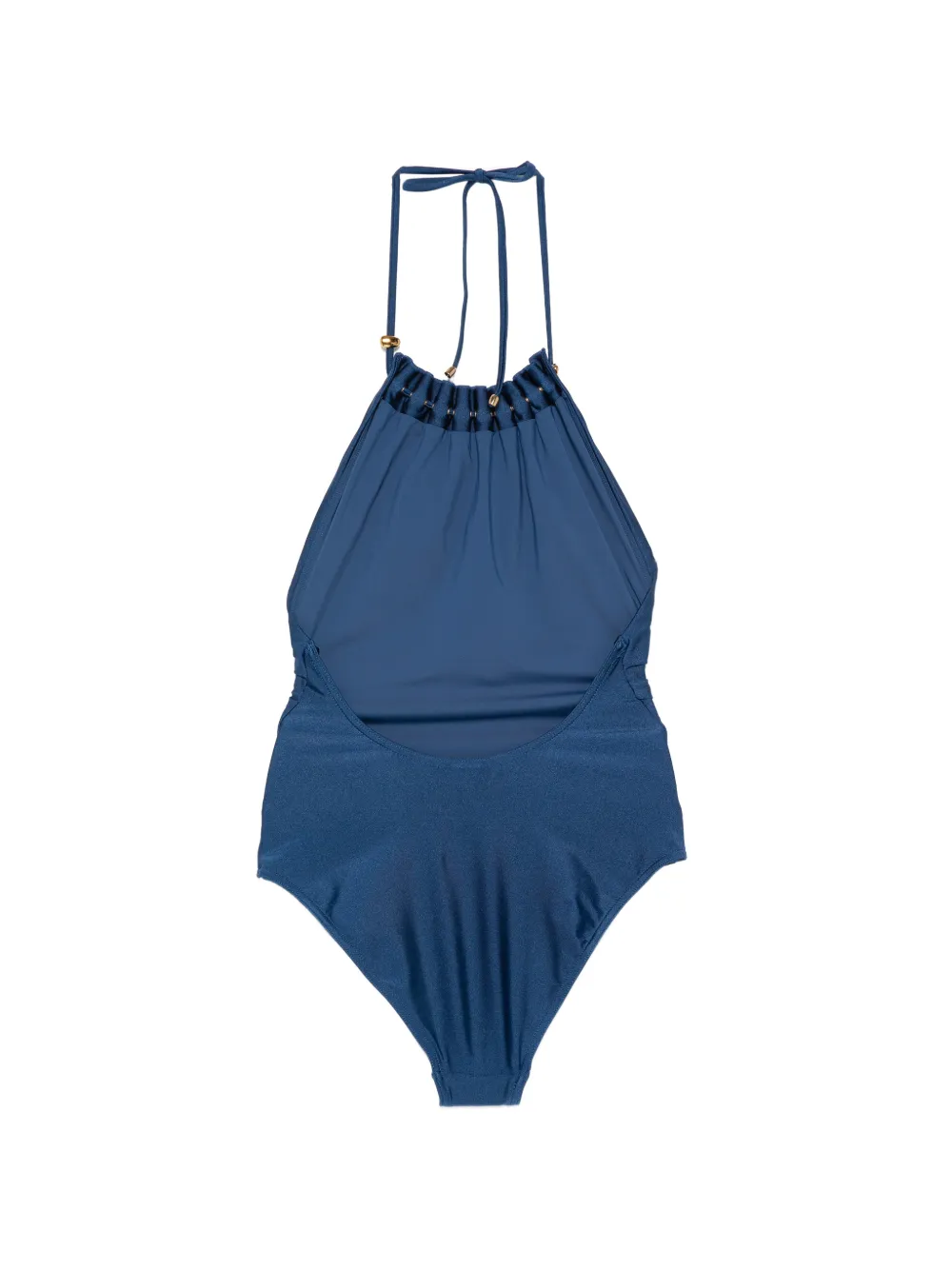 ZIMMERMANN Aster badpak met gesmockte kralen Blauw