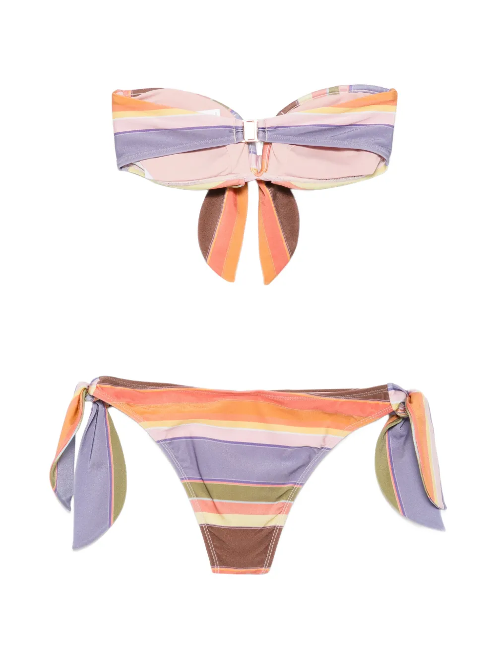 ZIMMERMANN Solstice bikini met sjaaldas Oranje