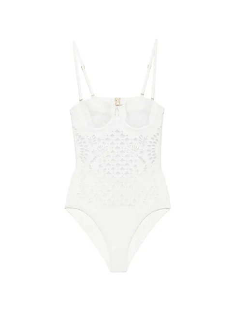 ZIMMERMANN Indra embroidered swimsuit