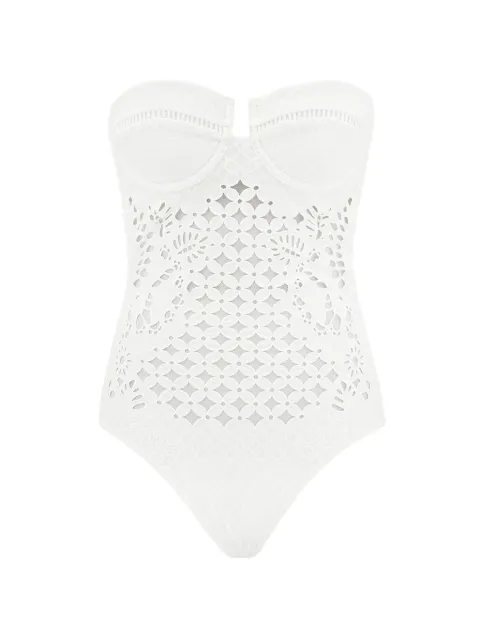 ZIMMERMANN Costume da bagno Indra con ricamo