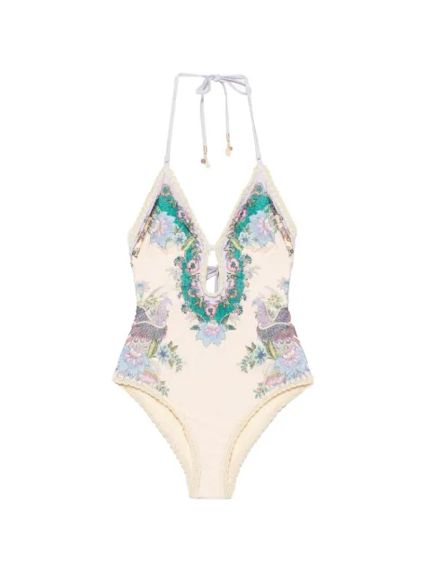 ZIMMERMANN Indra crochet-detail swimsuit
