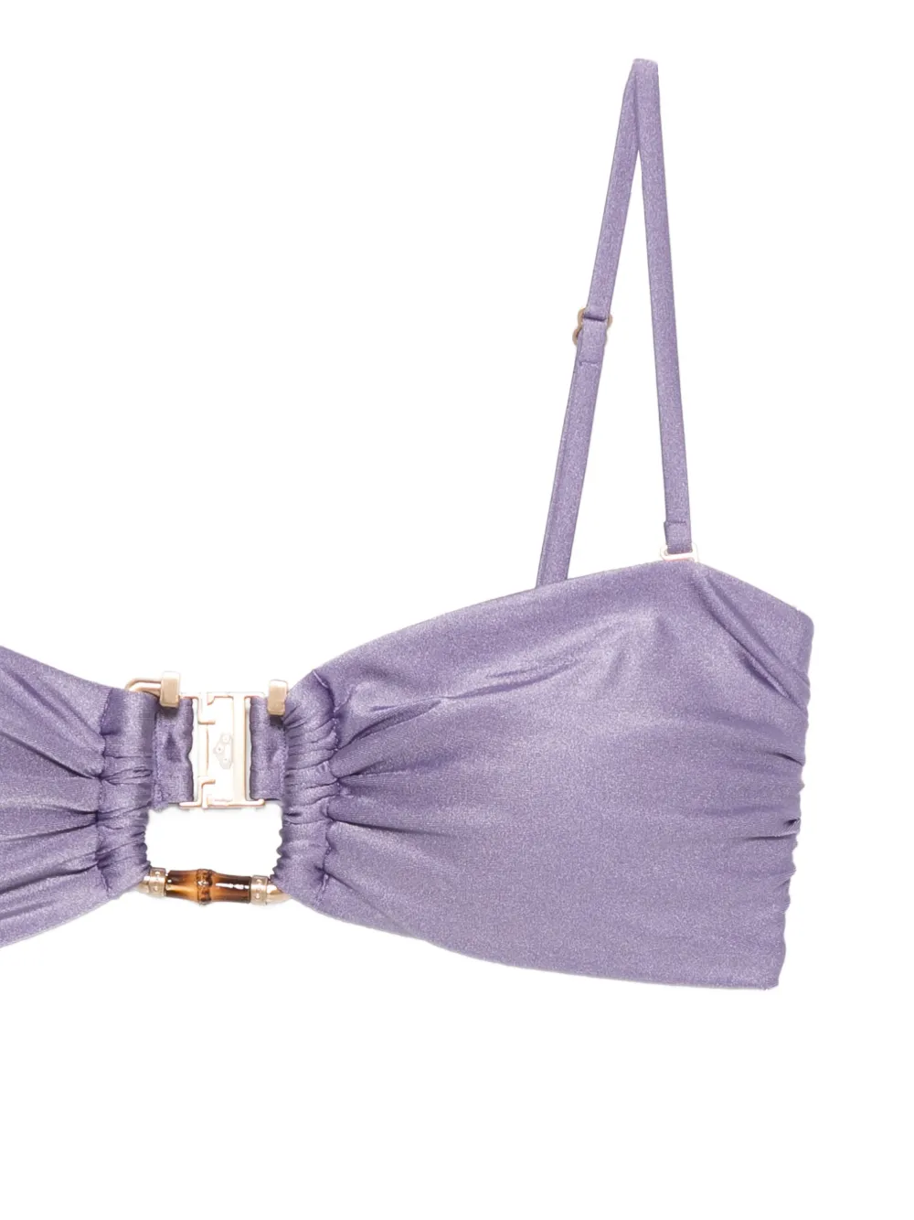 ZIMMERMANN Indra bikini met bamboe afwerking Paars
