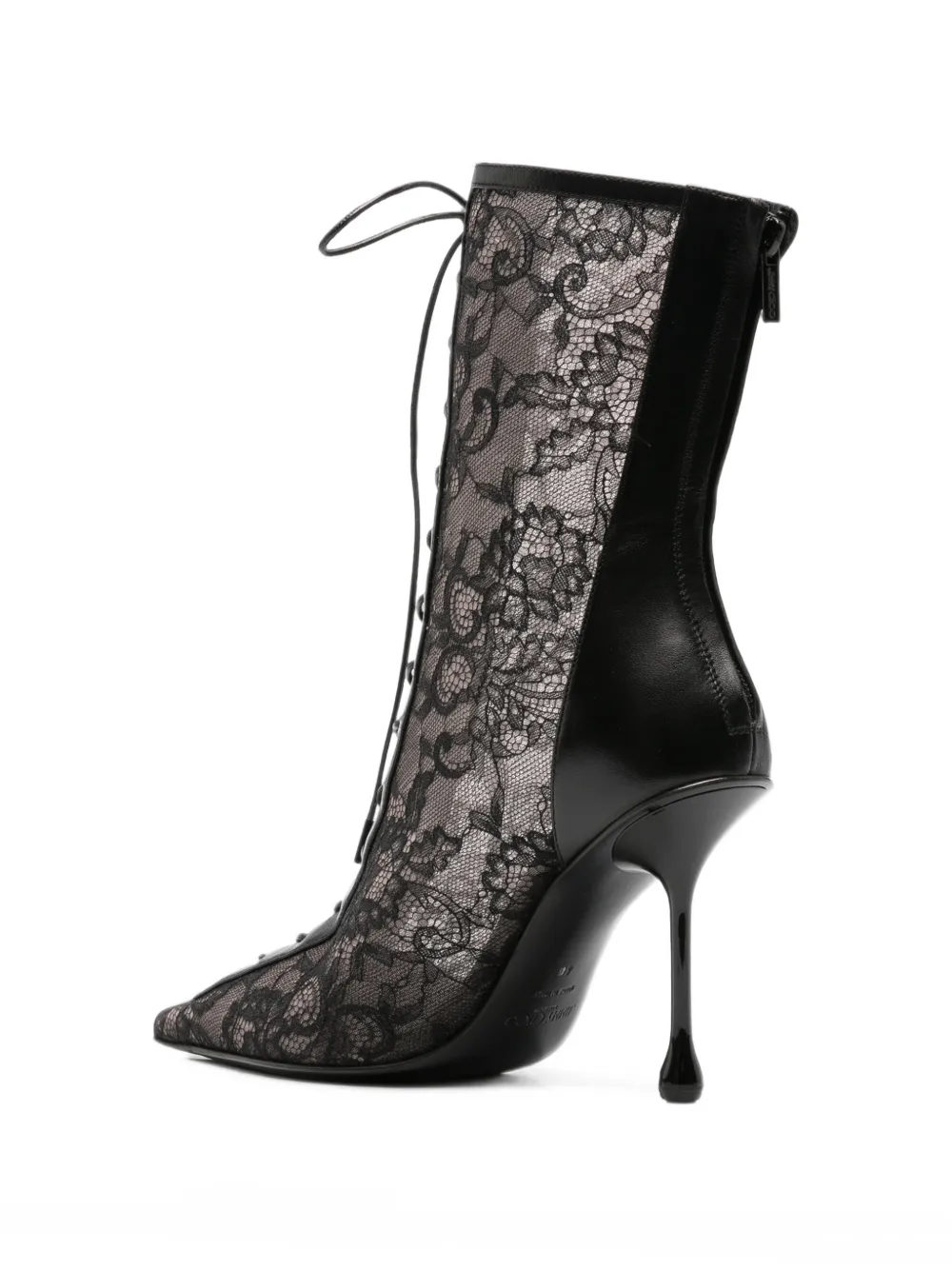 Jimmy Choo Scarlett lace-up heeled boots Zwart