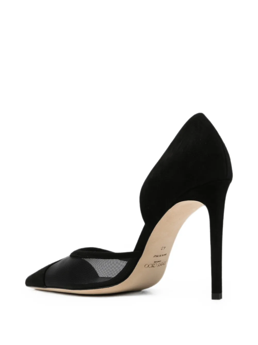 Jimmy Choo Brigitte pumps met mesh vlakken Zwart