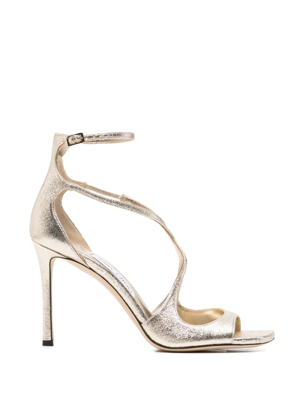 Jimmy Choo Azia metallic sandals Goud