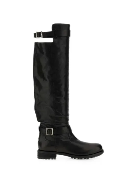 Jimmy Choo biker knee boots
