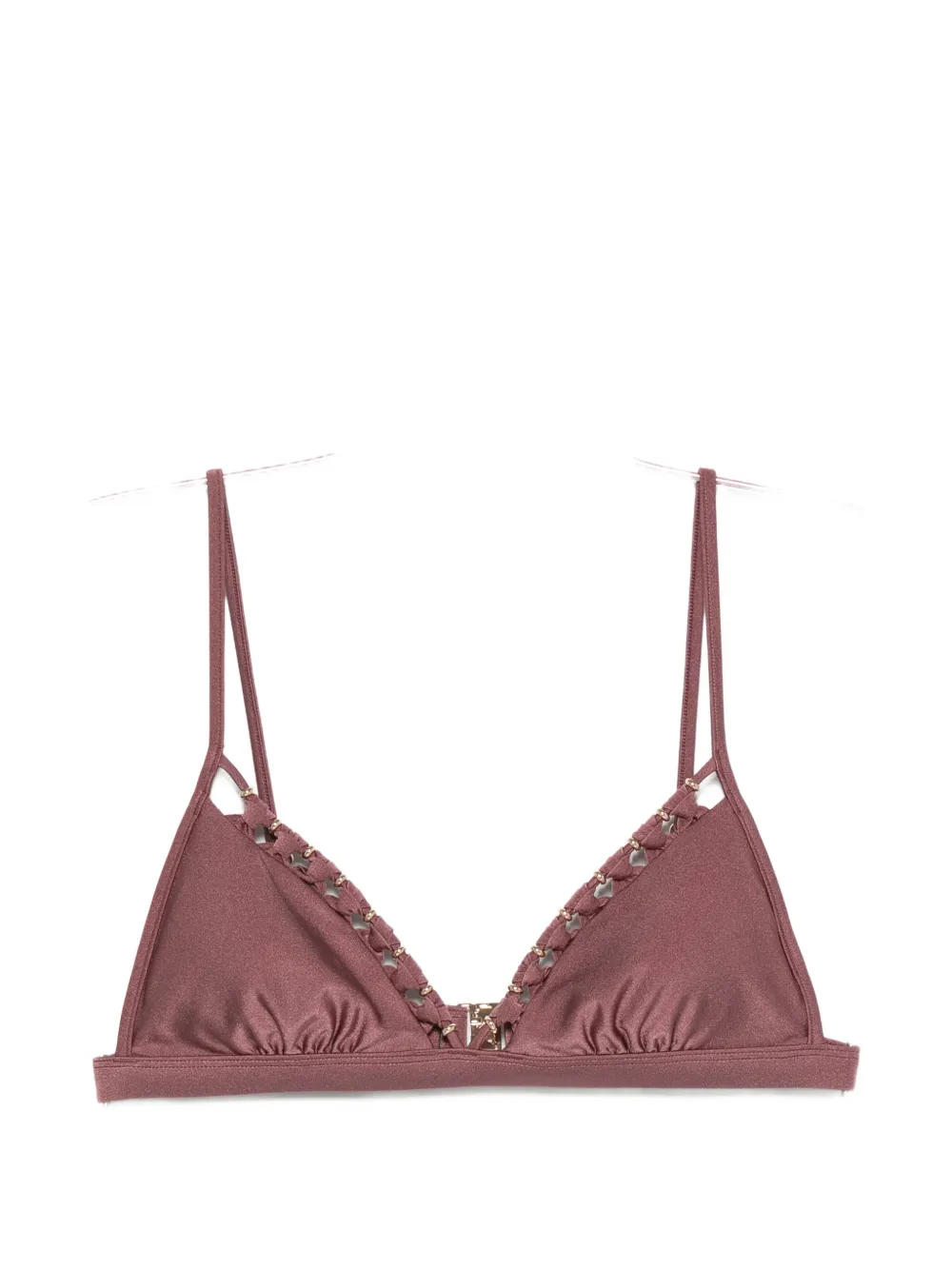 ZIMMERMANN Aster bead-detail bikini top - Rosa