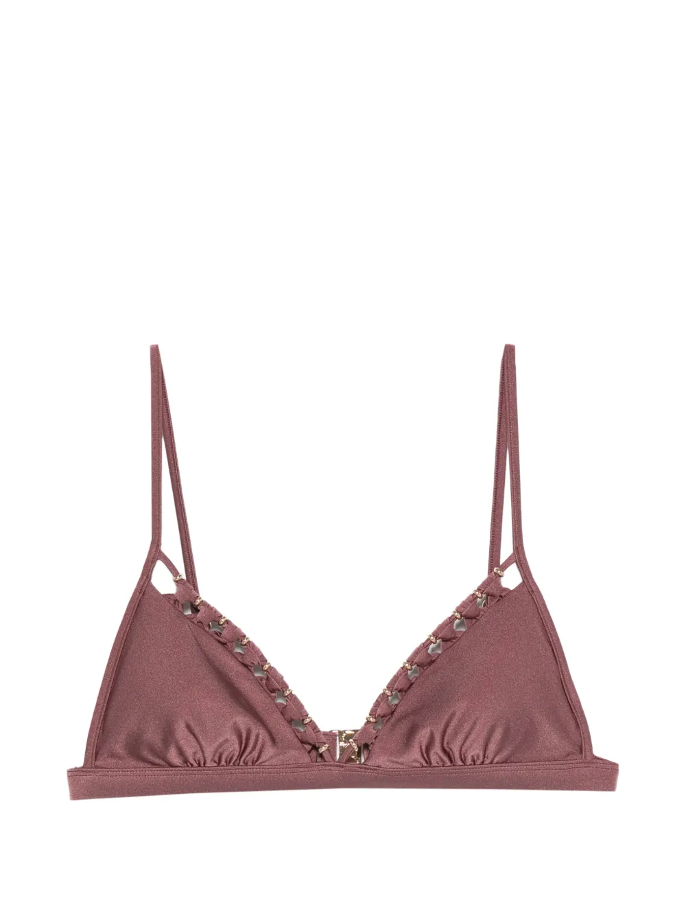 ZIMMERMANN Aster bead-detail bikini top - Rosa