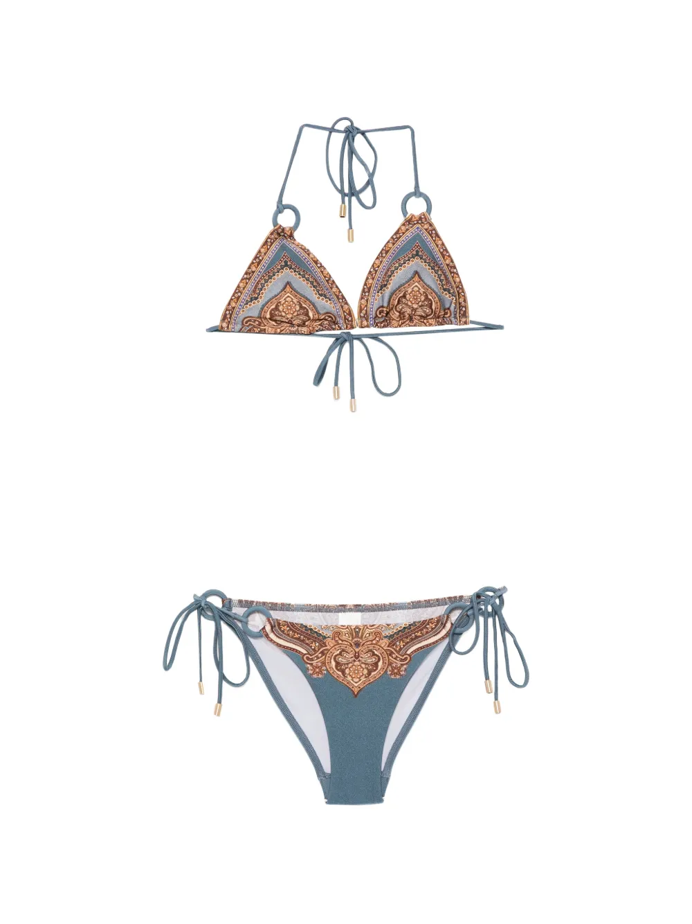 ZIMMERMANN Mahon Ring bikini - Blu