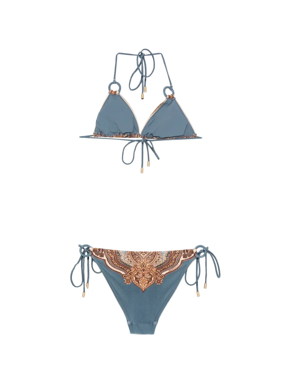 ZIMMERMANN Mahon Ring bikini Blauw
