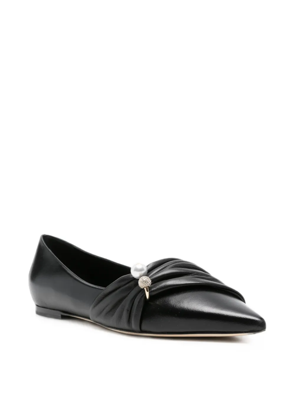  Jimmy Choo Rafi Flat Pumps - Negro 