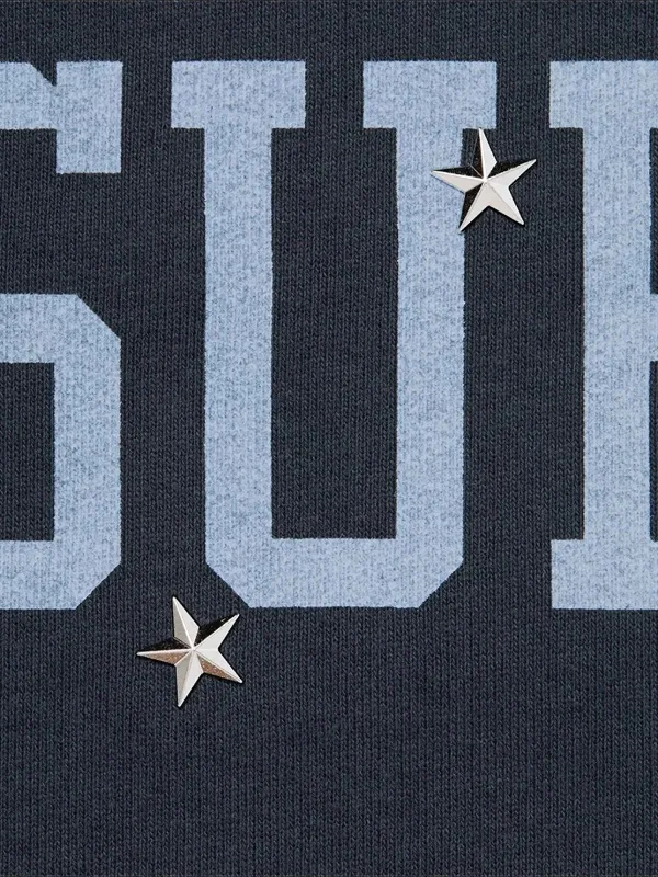 Supreme Stars Studded Hoodie | Blue | FARFETCH