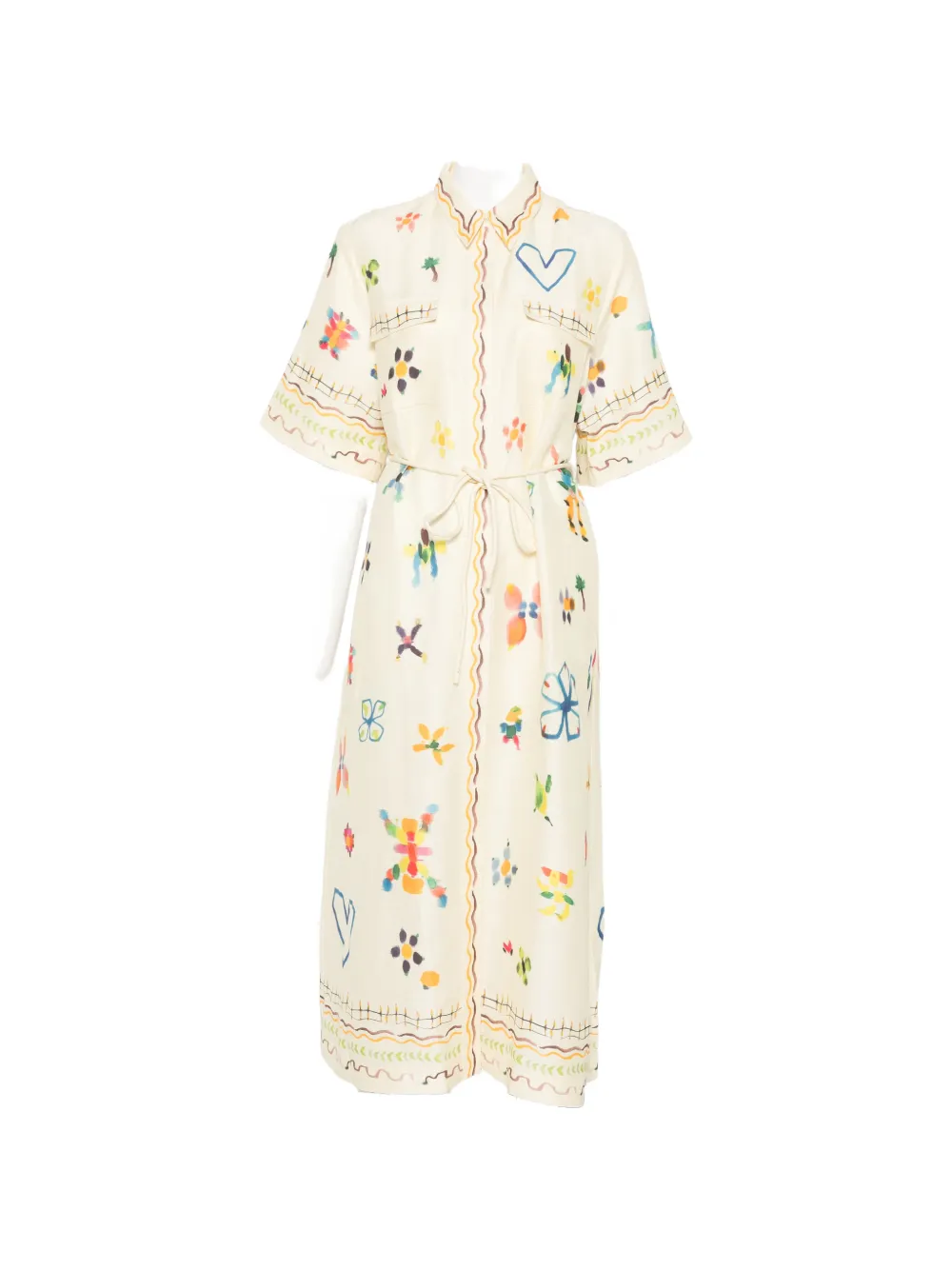 ALEMAIS Sidi shirt dress - Yellow