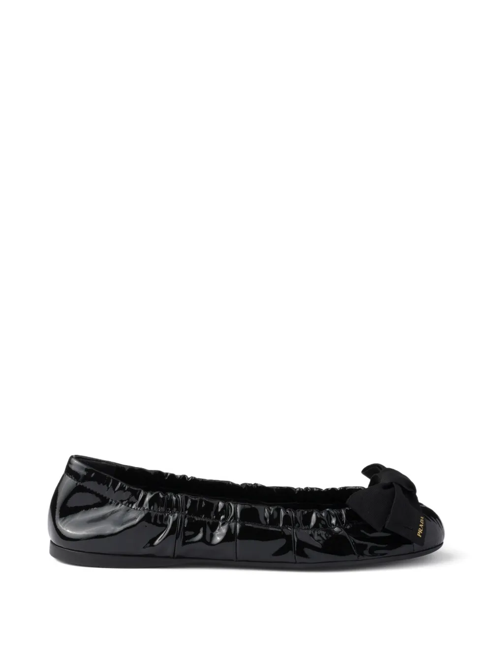 Prada leather ballet flats - Nero