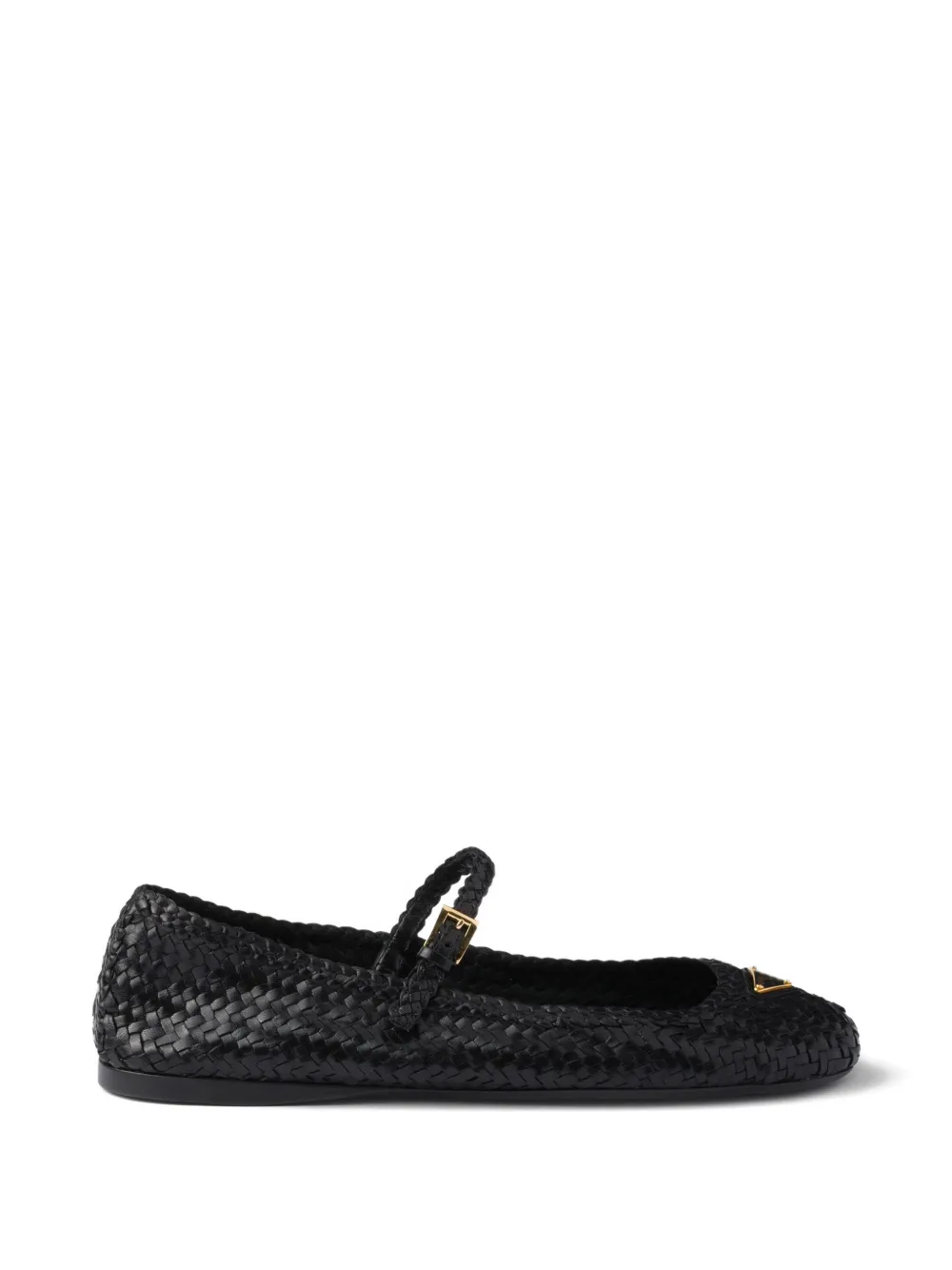 Prada mesh ballet flats Zwart