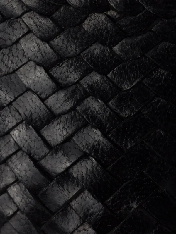 Prada Woven Ballet Flats | Black | FARFETCH