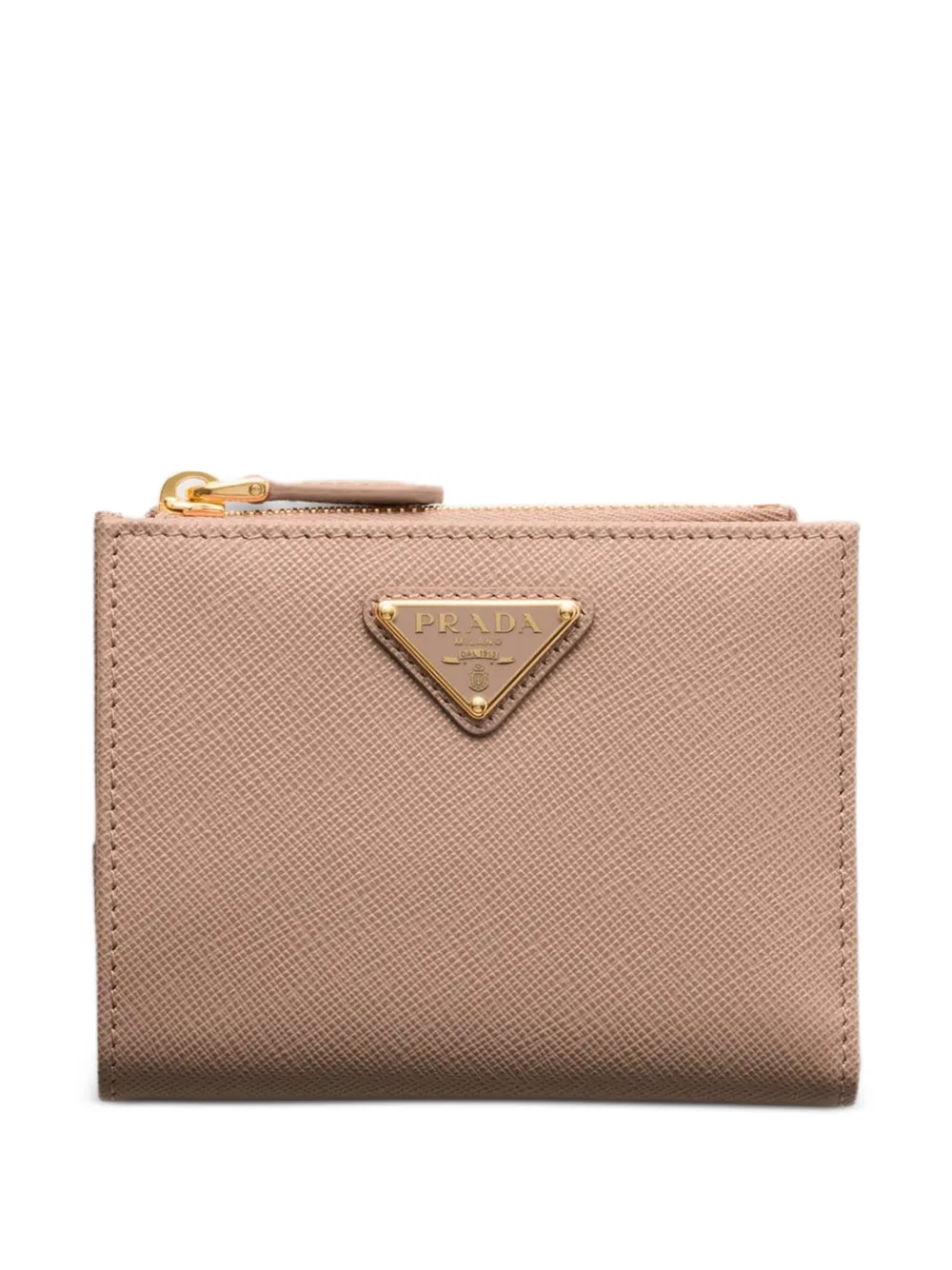 Prada Small Saffiano leather wallet - Toni neutri