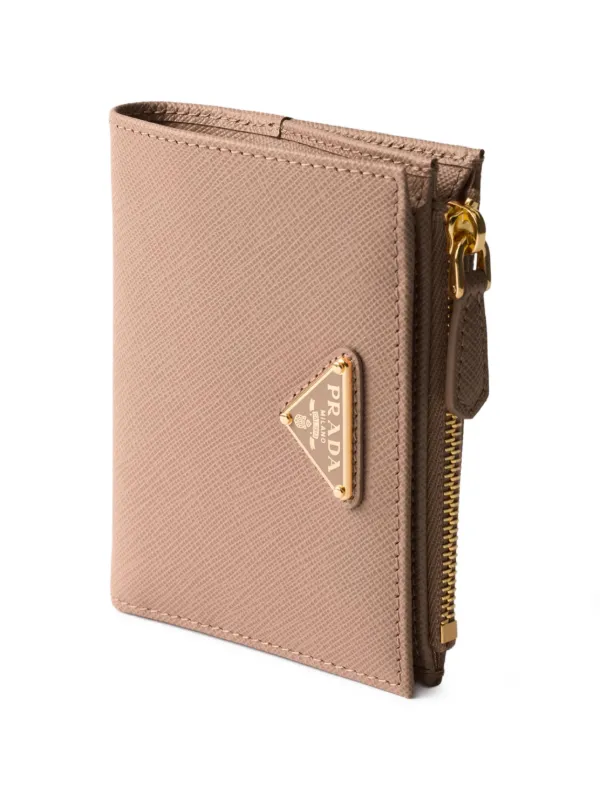 Prada レザー 財布 | ニュートラル | FARFETCH JP
