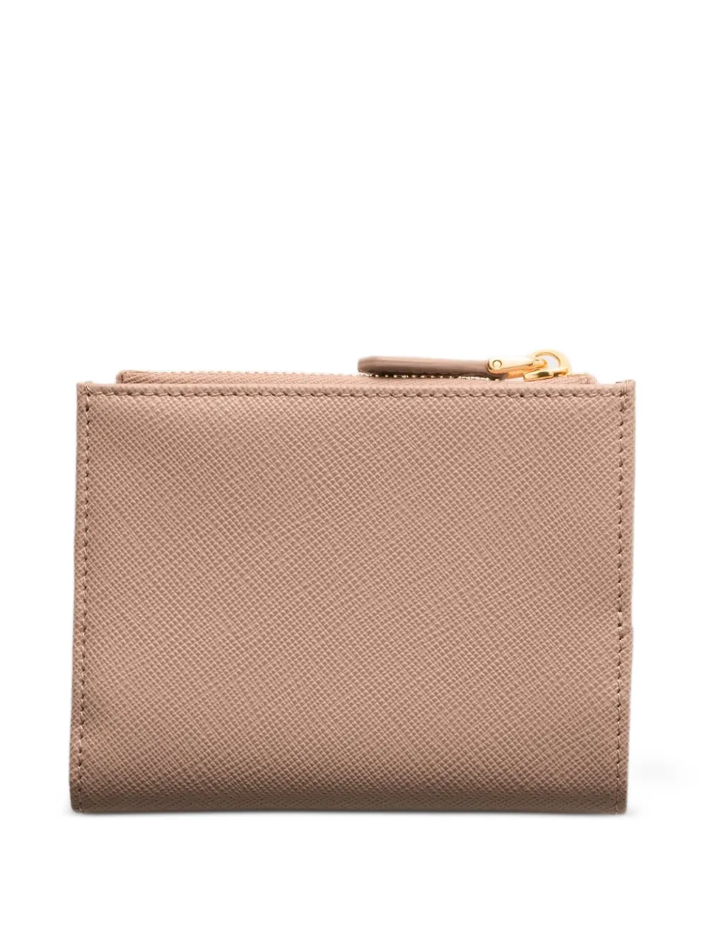 Prada Leren portemonnee Beige