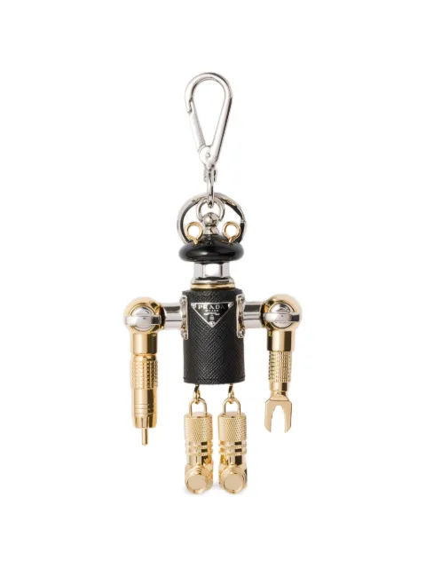Prada robot key ring charm