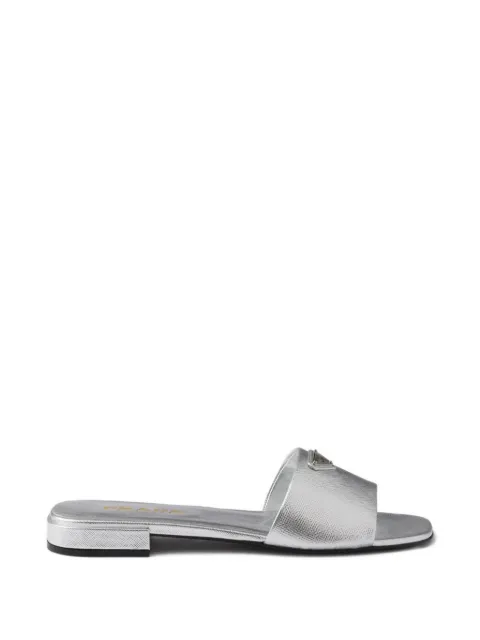 Prada leather slides