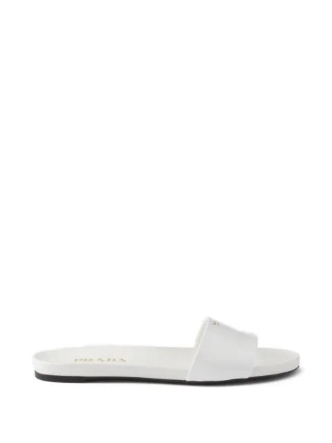 Prada leather slides