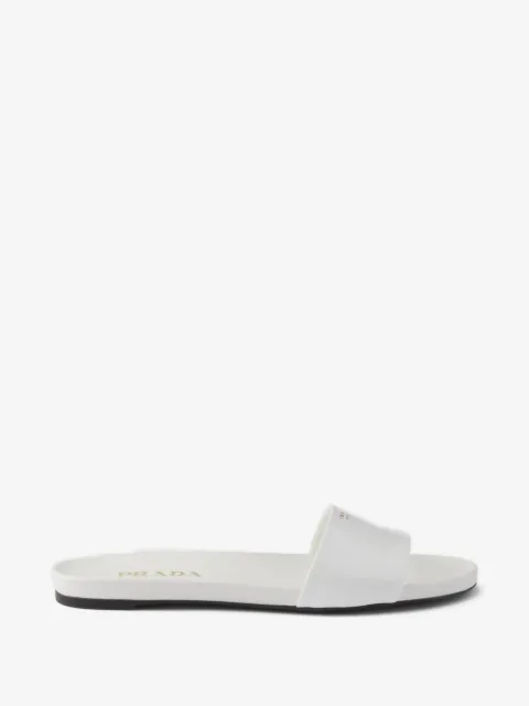 Prada patent leather slides