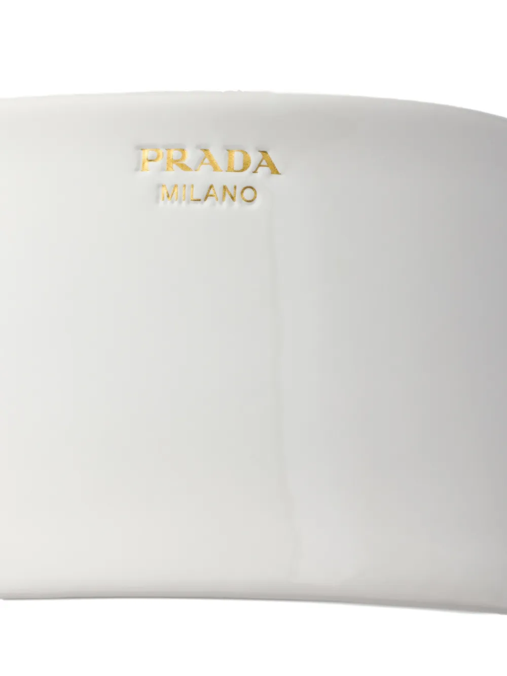 Prada Leren muiltjes Wit
