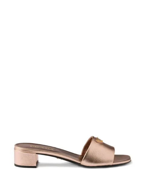 Prada leather slides