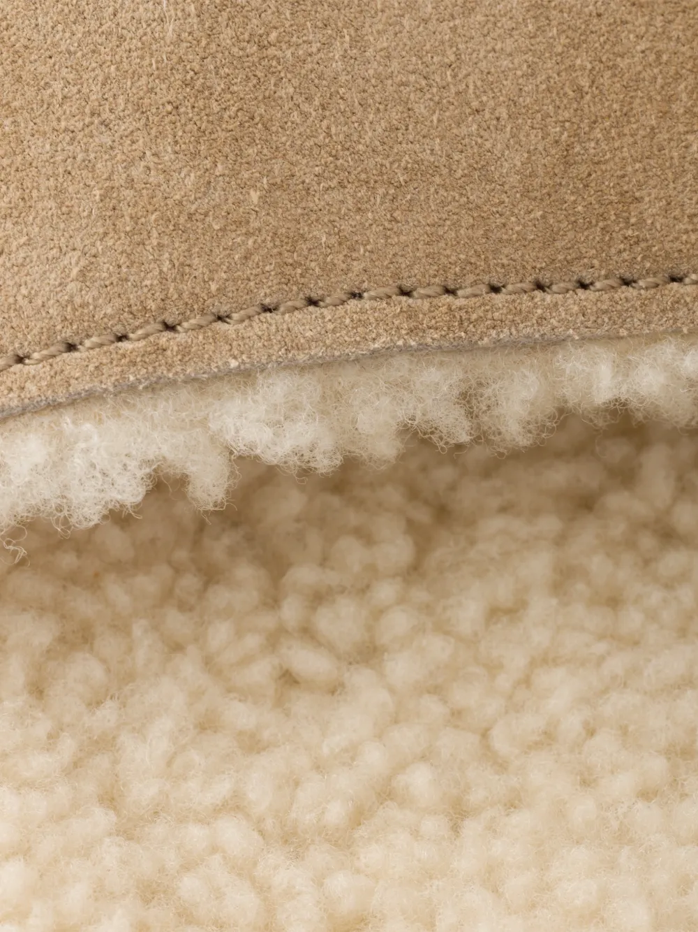 Prada Lammy slippers Beige