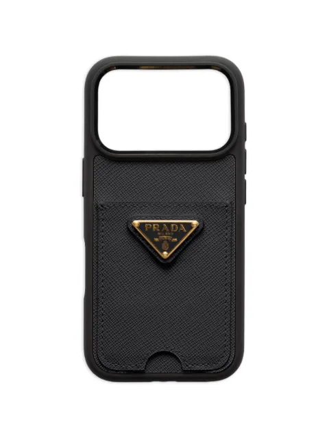 Prada leather iPhone 17 Pro case