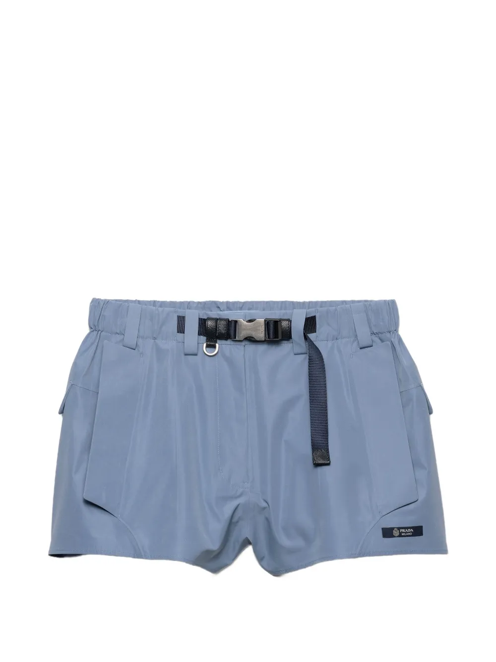 Prada Technical fabric shorts - Blu