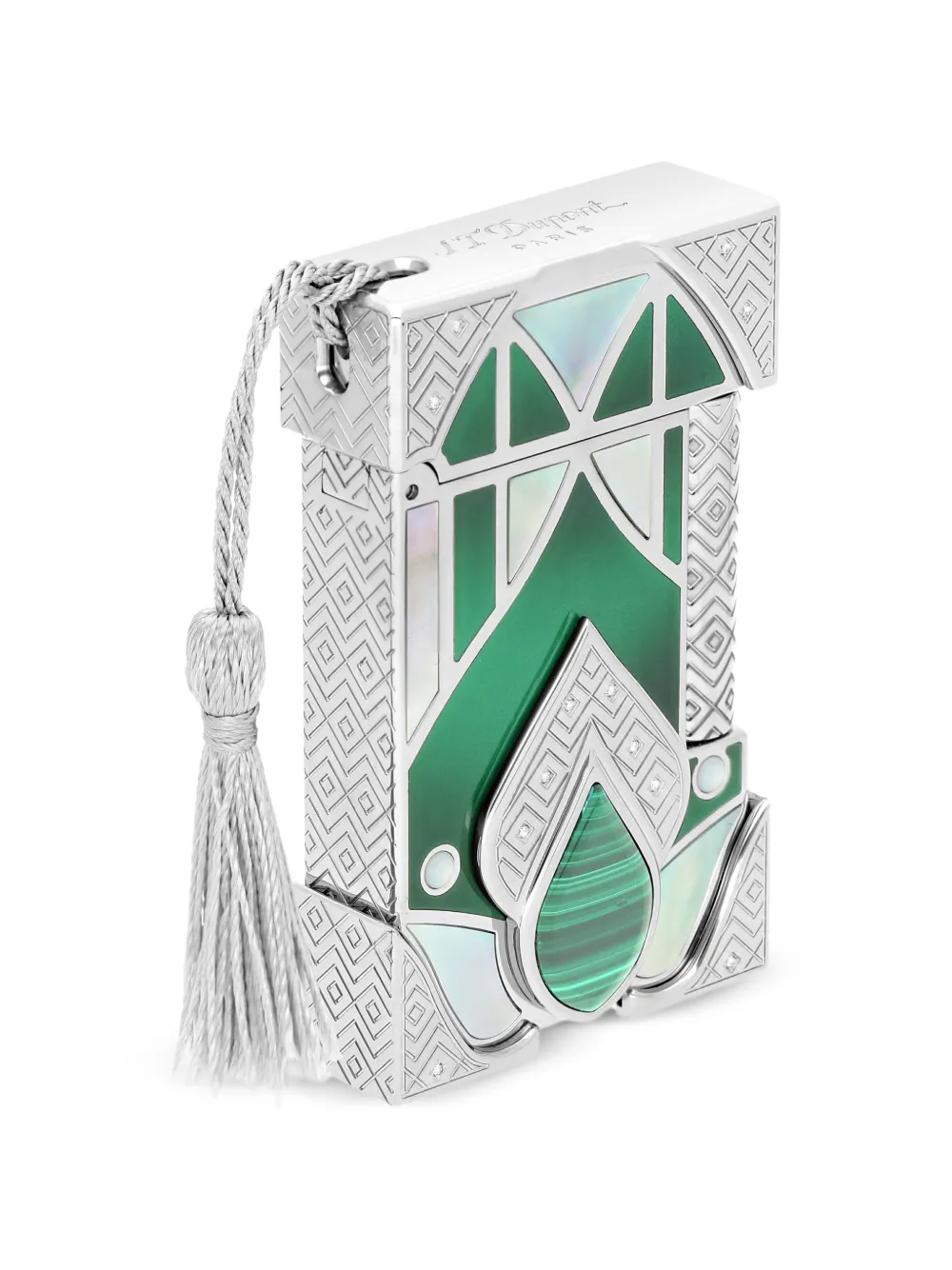 S.T. Dupont Briquet Ligne 2 Haute Creation Maharaja lighter - Silber