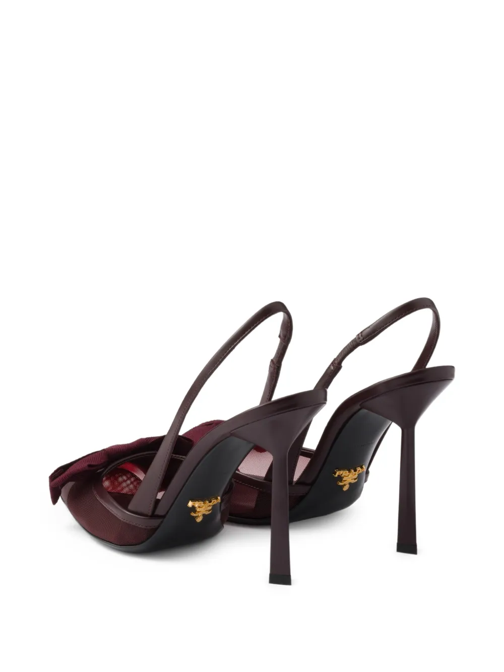 Prada Slingback mesh pumps Wit