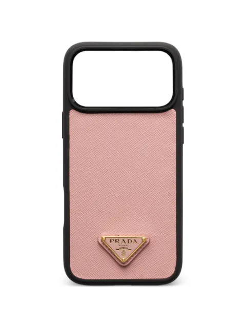 Prada leather iPhone 17 Pro case