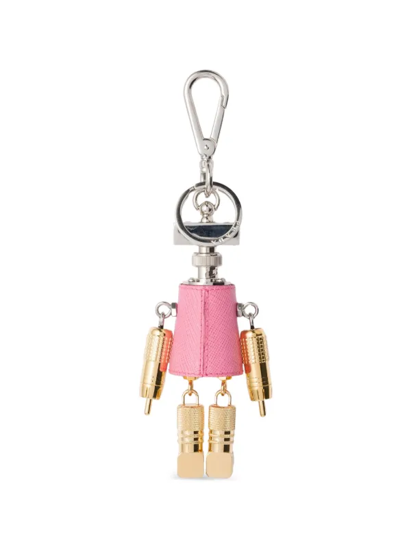 PRADA ピンクレザー キーホルダー 33661252_64558730_600.jpg