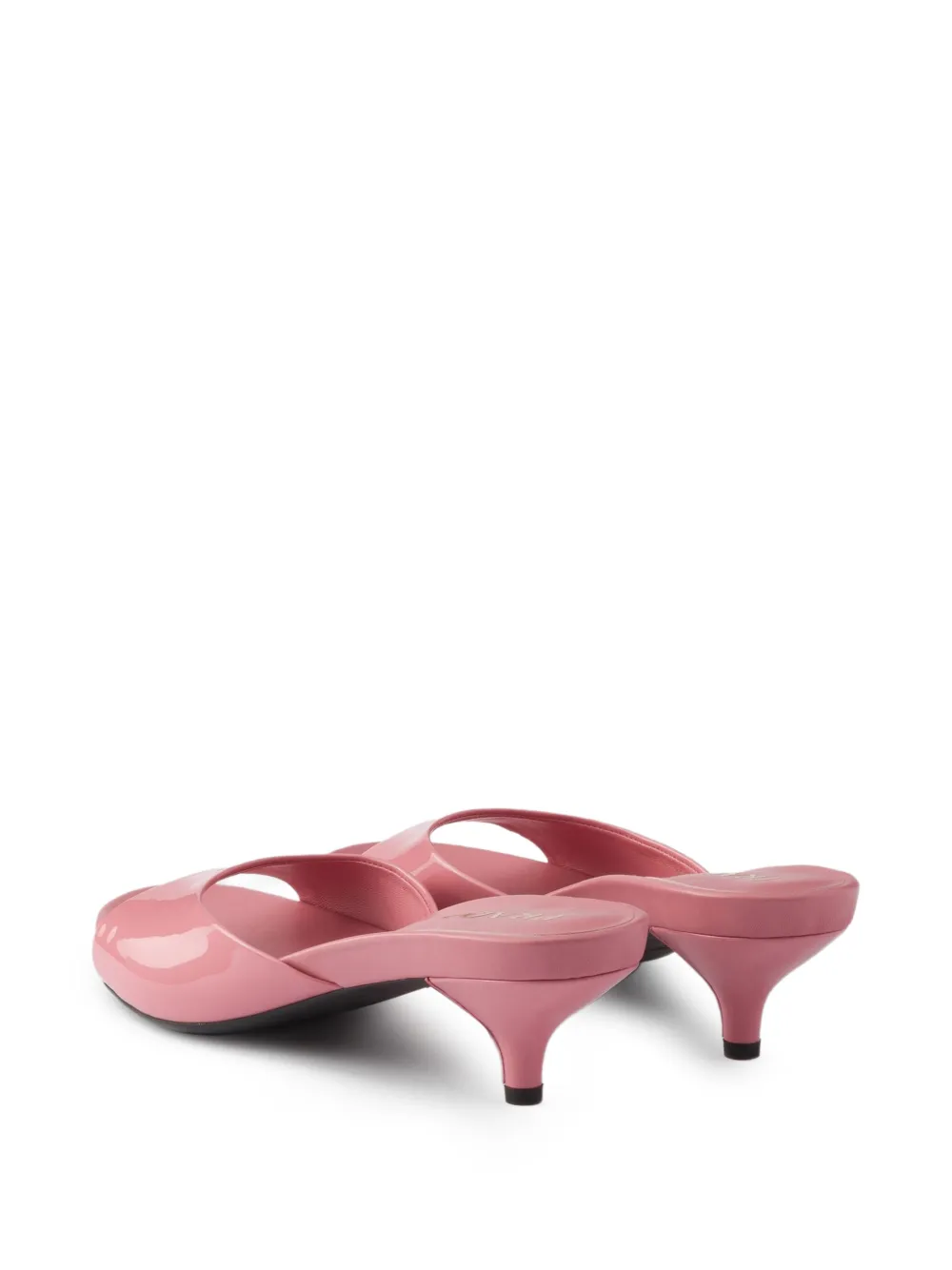  Prada 45mm Leather Sandals - Pink 