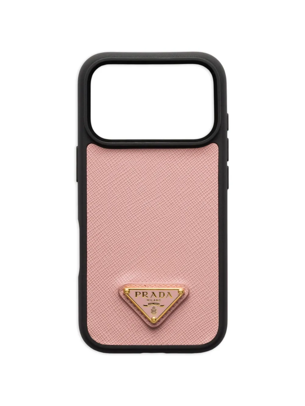 Prada leather iPhone 17 Pro Max cases - Rosa