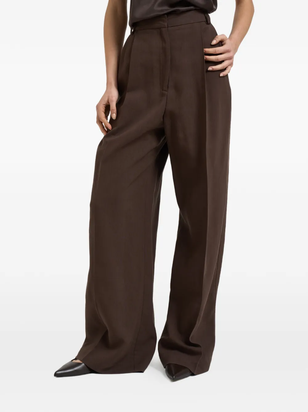 IRO pleated trousers - Marrone