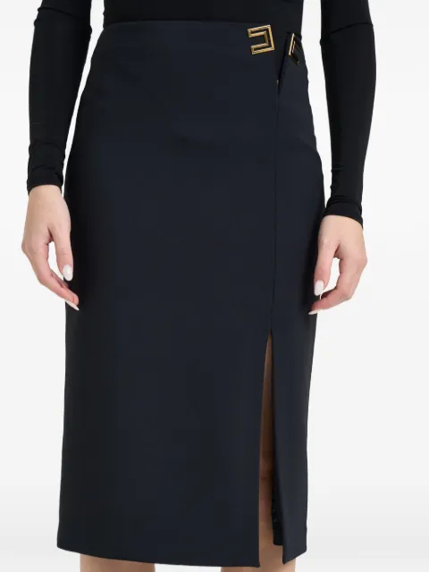 Elisabetta Franchi jupe fendue à boucle