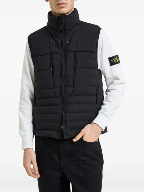 Stone Island quiltet vest uden ærmer