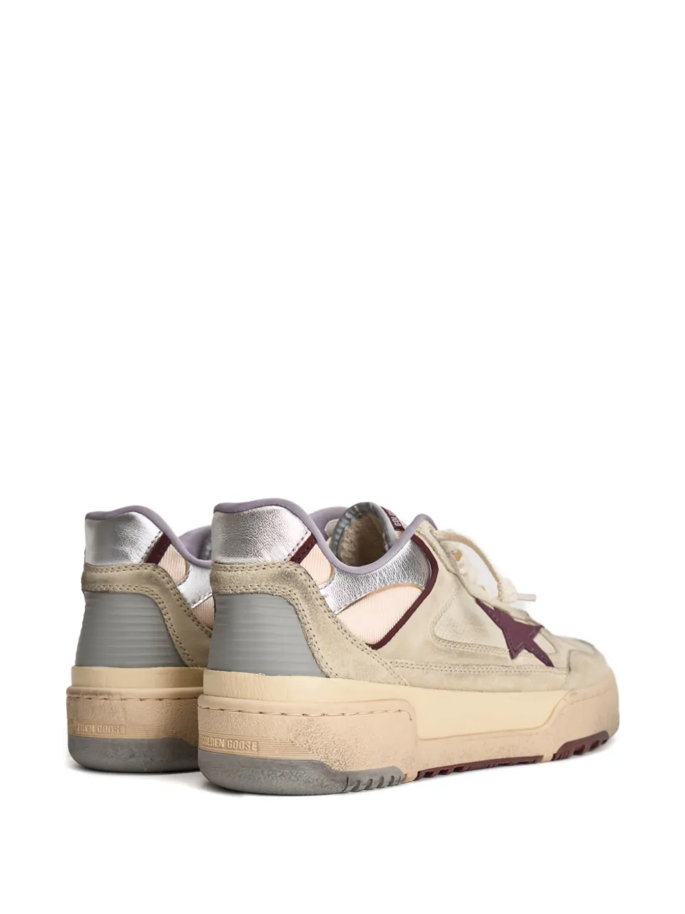 Golden Goose Forty2 sneakers met ster Beige