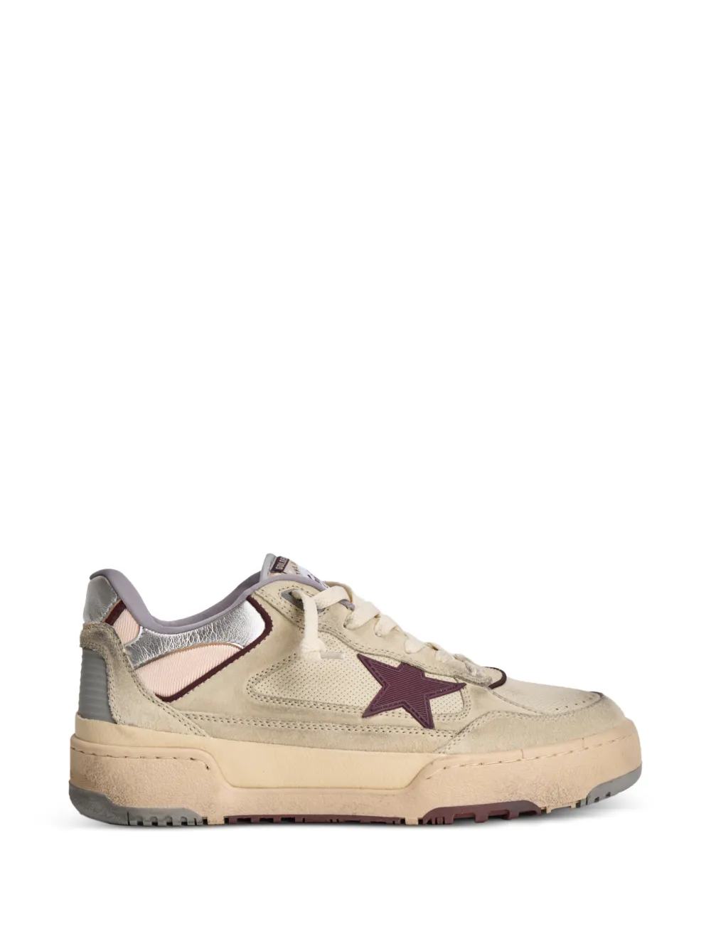 Golden Goose Forty2 sneakers met ster Beige