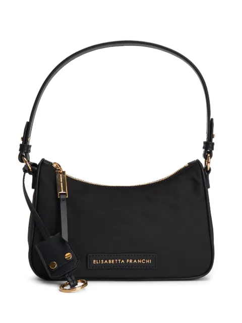 Elisabetta Franchi logo plaque tote bag