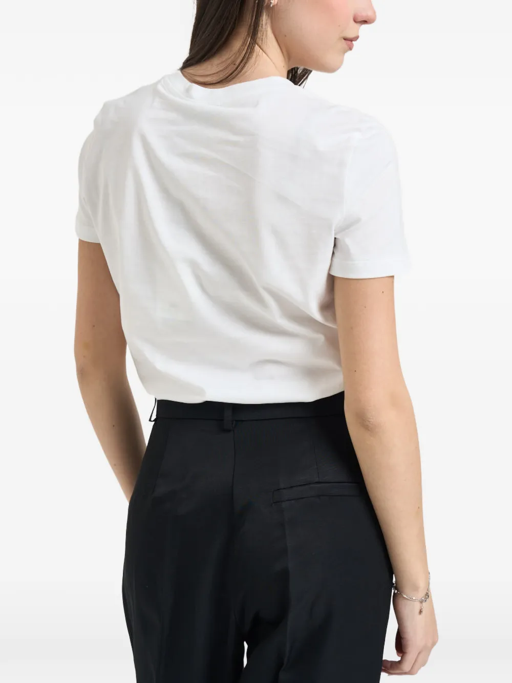  Elisabetta Franchi Logo T-shirt - White 