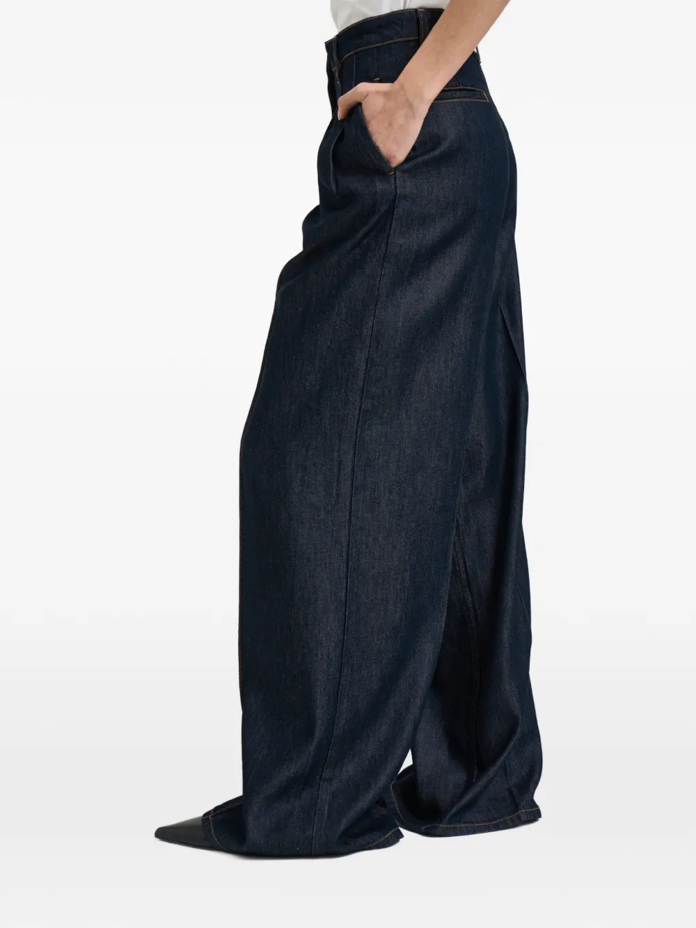  Iro Wide-leg Jeans - Blue 