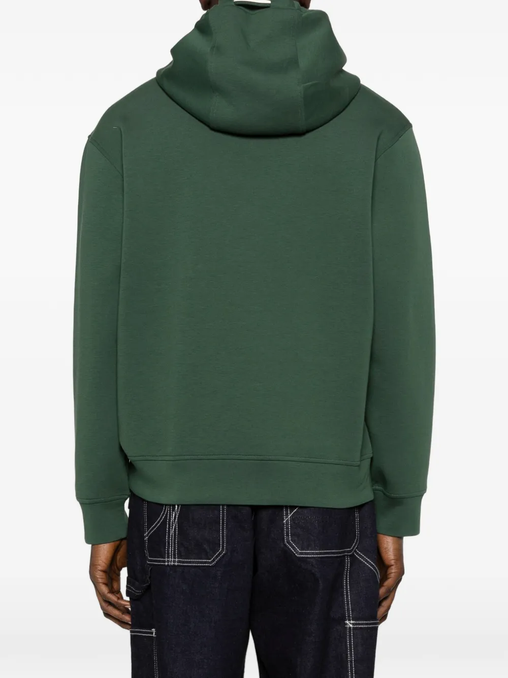 Emporio Armani Hoodie met logopatch Groen