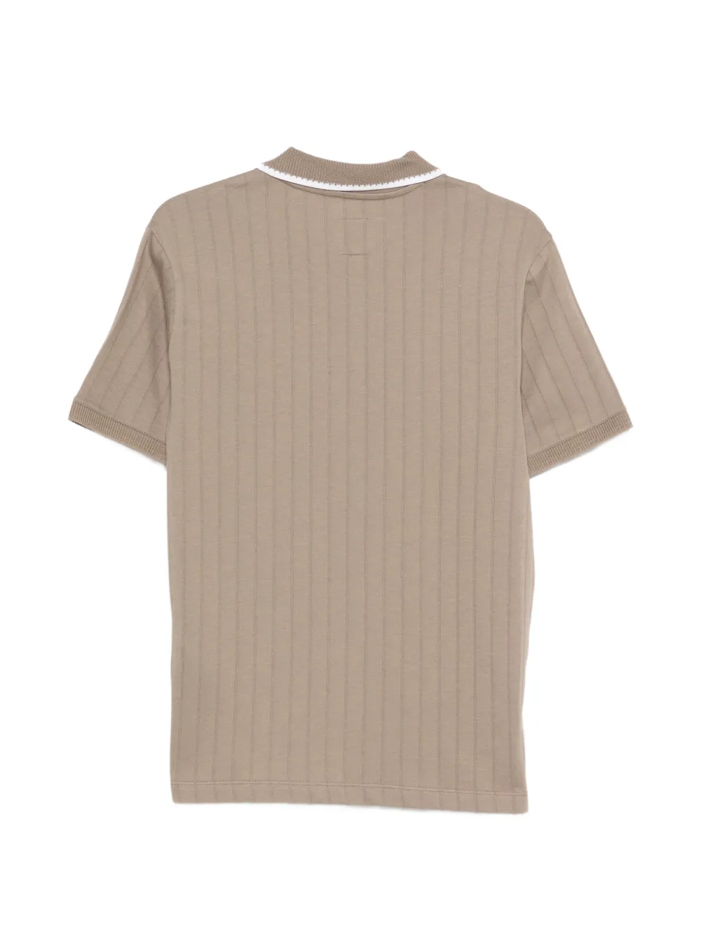 Emporio Armani Poloshirt met V-hals Beige